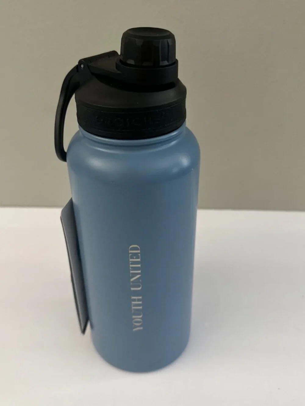 NWT Grosche Chicago Steel 32 oz Water Bottle 💙 Matte Blue Insulated Fruit Tea I